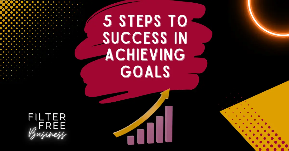 5 Steps to Success in Achieving Goals - Filter Free Business Blog Image