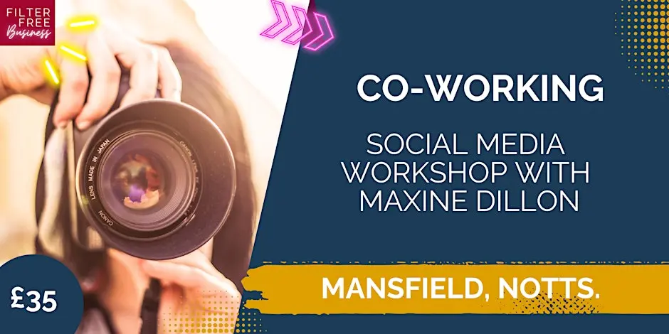 Co-working social media workshop Mansfield £35