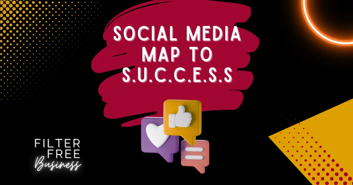 Social Media Map to Success - Filter Free Business Blog Image