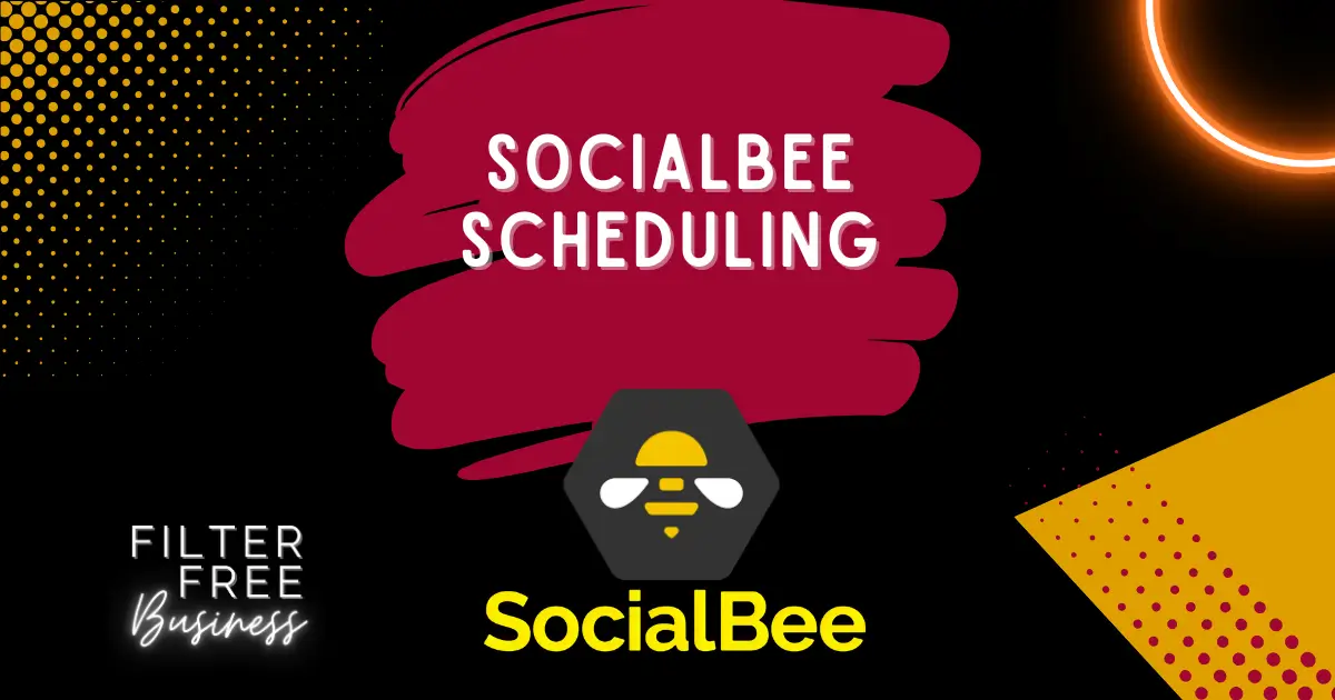 SocialBee Scheduling - Filter Free Business Blog Image